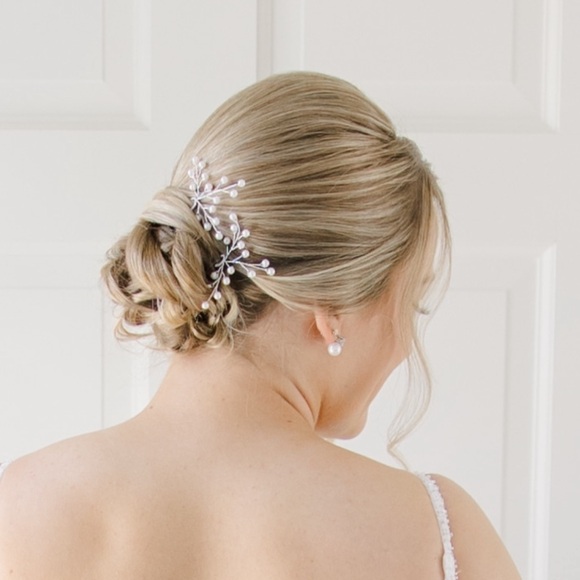 Pearl Hair Pins - Set of 3 - Picture 1 of 3